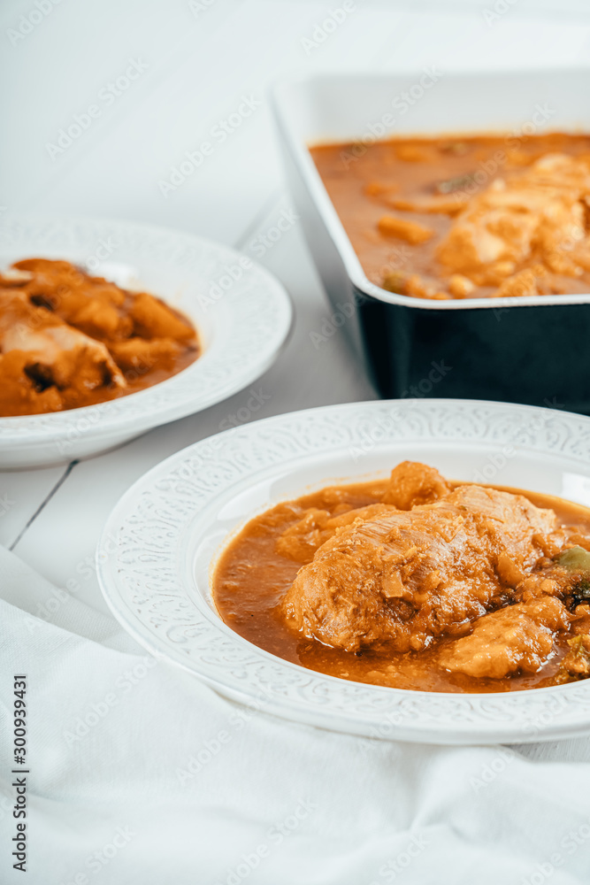 Chicken Balti With Peppers, Cauliflower, Butternut Squash And Tomato Sauce Chicken Balti With Peppers, Cauliflower, Butternut Squash And Tomato Sauce