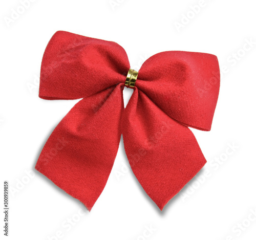 Red gift bow