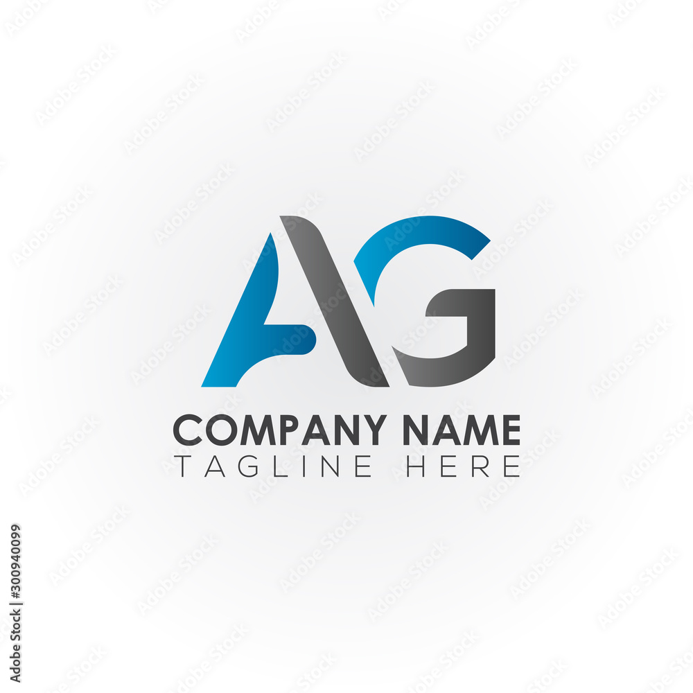 Creative AG Business logo Vector template. Simple AG Letter logo. Initial AG font type logo. Creative AG Business logo Vector template. Simple AG Letter logo. Initial AG font type logo.