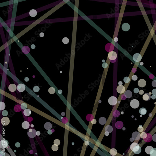 Colorful Lines Random Distribution Computational Generative Art background illustration