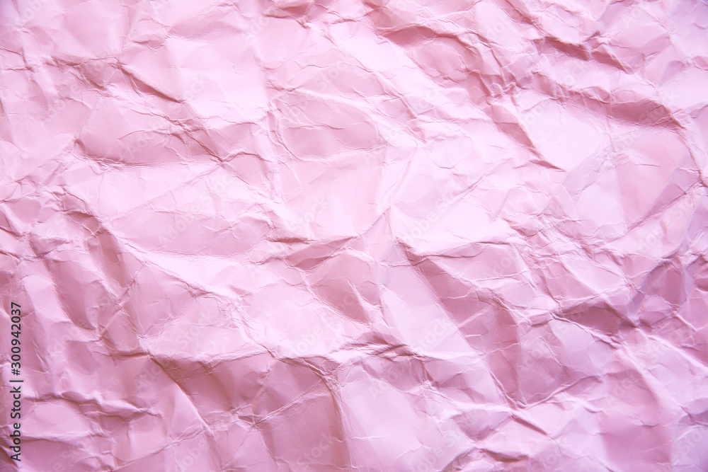 Rumpled pink background. Real texture of the wrapping texture. Rumpled pink background. Real texture of the wrapping texture.