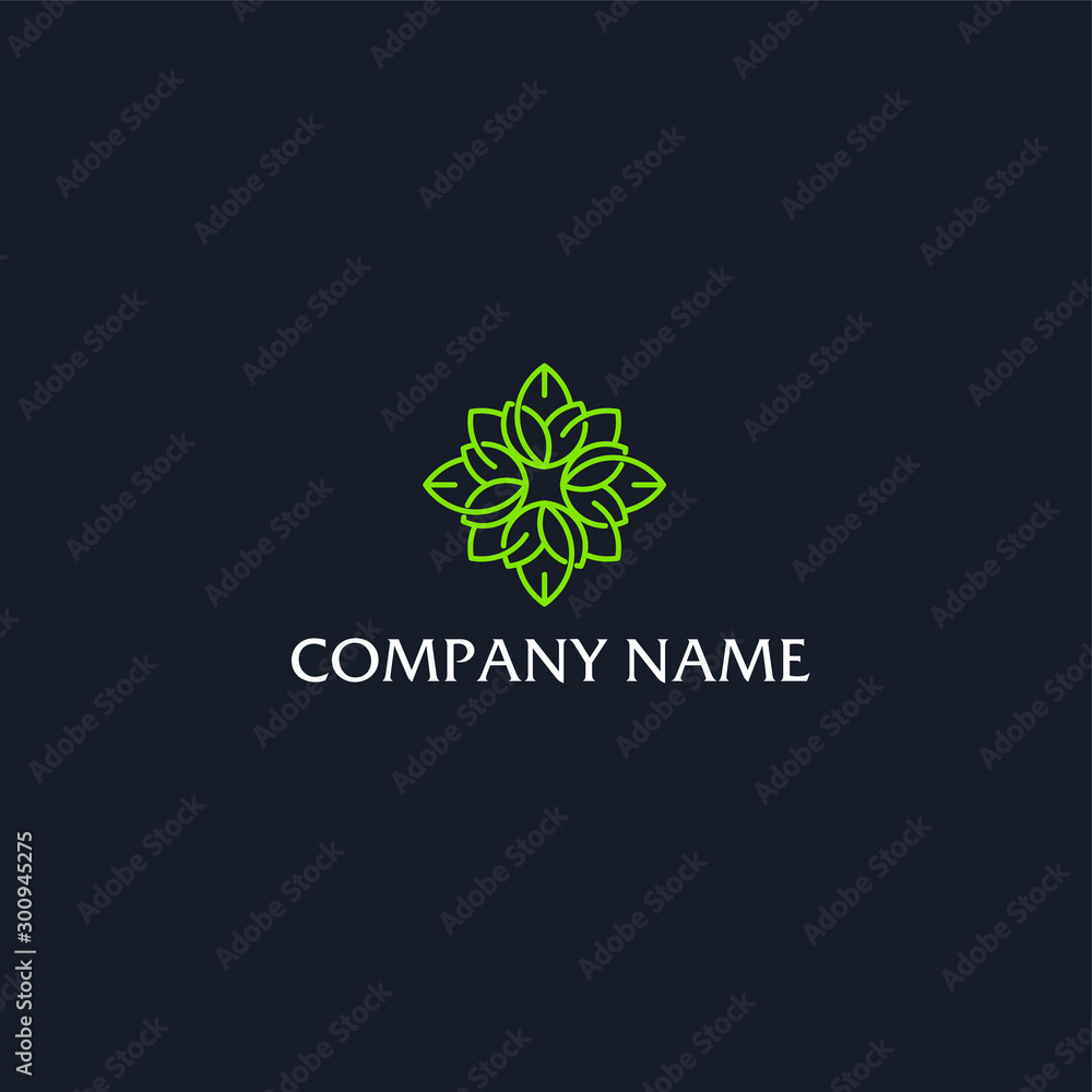 Simple and Creative Leave Logo Design