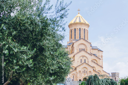 Holy Trinity Cathedral, Tbilisi, Georgia, Caucasus, Asia