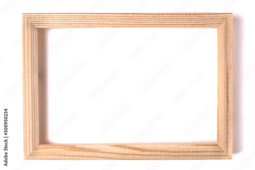 wooden frame isolated on white background wooden frame isolated on white background