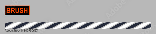 Decorative nautical cord brush for fashion and digital illustration. Customizable and colorizable trimming.