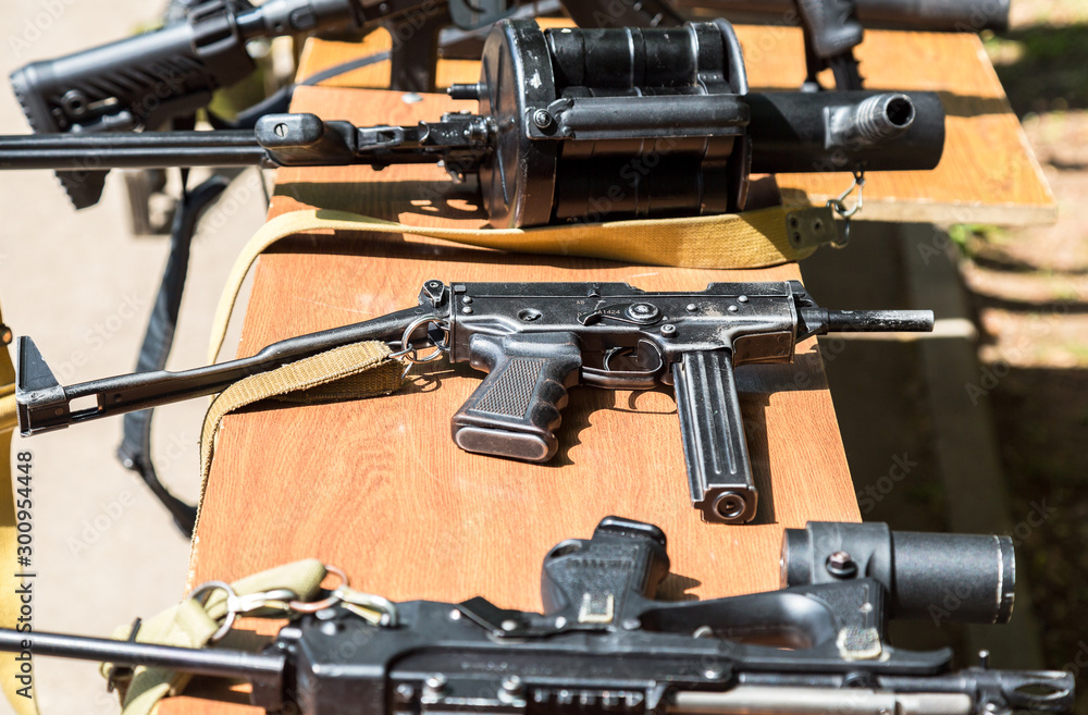 Russian weapons. Samples of Russian small firearm Russian weapons. Samples of Russian small firearm