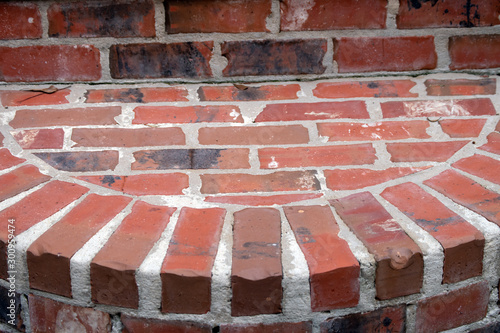 A nice brick step with rounded edges is eye appealing and a nice background. Bokeh.