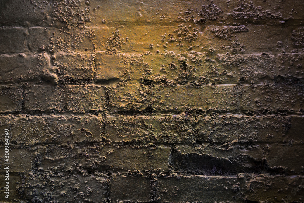 Obraz premium painted wall of bricks