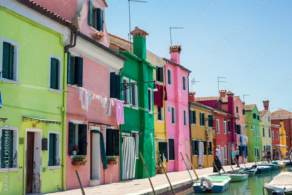 street view of Burano - Venice