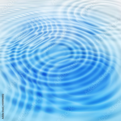 Abstract water background with round ripples
