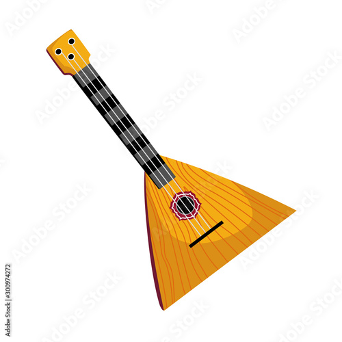 balalaika. Russian national musical instrument