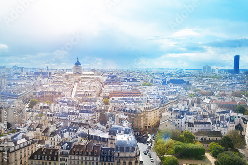 View towards Pantheon of Paris From Notre Dame © Sergey Novikov