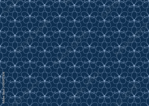 flower pattern seamless wallpaper vector