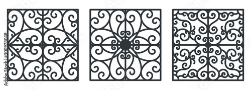 Art deco floral seamless wallpaper. Artistic decorative floral frame pattern. - Vector.