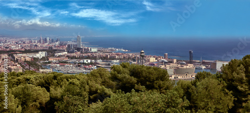 Panorama of Barcelona, Maremagnum, Port Vell