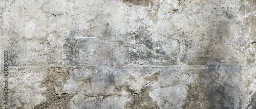 Panel kuchenny z motywem Texture of old, grungy, gray and white concrete or cement wall for background
