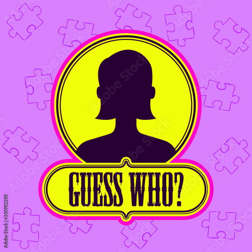 Guess who woman avatar banner