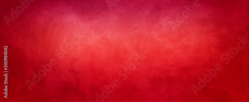 Red Christmas background texture, old paper textured abstract design in solid red color with bright center and dark painted vintage borders, elegant rich red background for studio mockup template