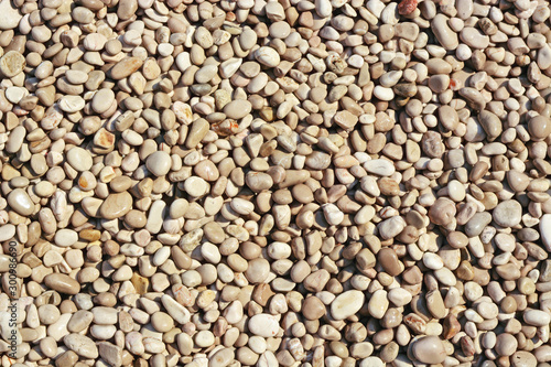 Background of sea pebbles.