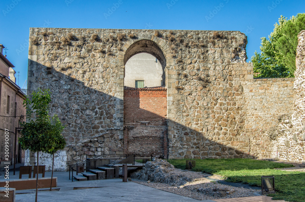 remains of the old wall in Talavera de la Reina, province of Toledo. Spain