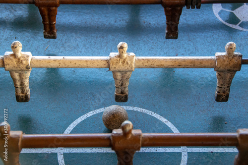 Foosball, typical game and much practiced in Brazil. photo