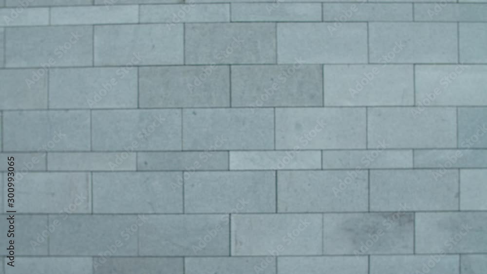 Young guy and a girl in business clothes are walking against the background of a gray concrete wall Young guy and a girl in business clothes are walking against the background of a gray concrete wall