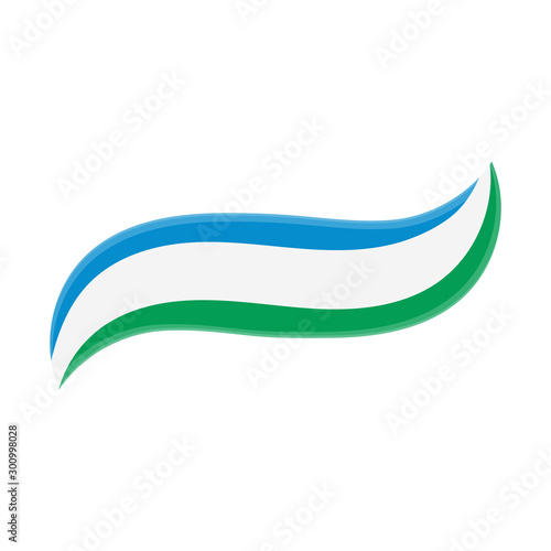 Toothpaste green blue white isolated on white background. Teeth protection, oral care, dental health concept design for toothpaste packaging, poster, banner, flyer. Vector illustration for any design.