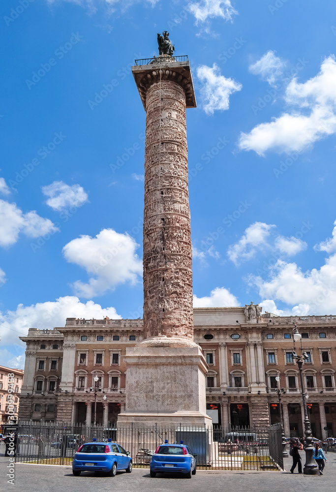 Column of Marcus Aurelius, Rome, Italy