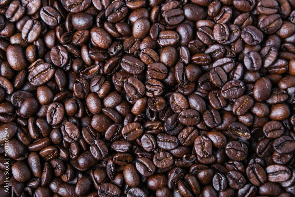 coffee beans on a background coffee beans on a background