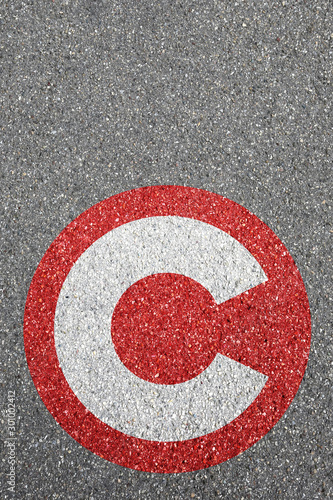 Congestion charge London city toll road street town pay paying clean air portrait format sign zone © Markus Mainka