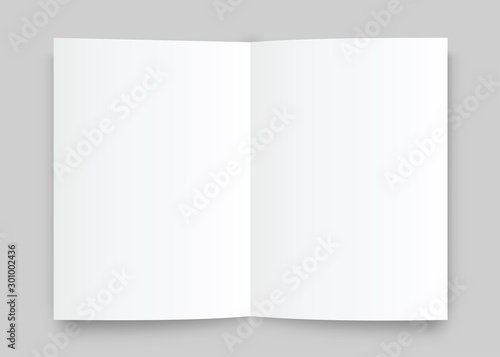 Open book in realistic style .Vector graphics for web sites.