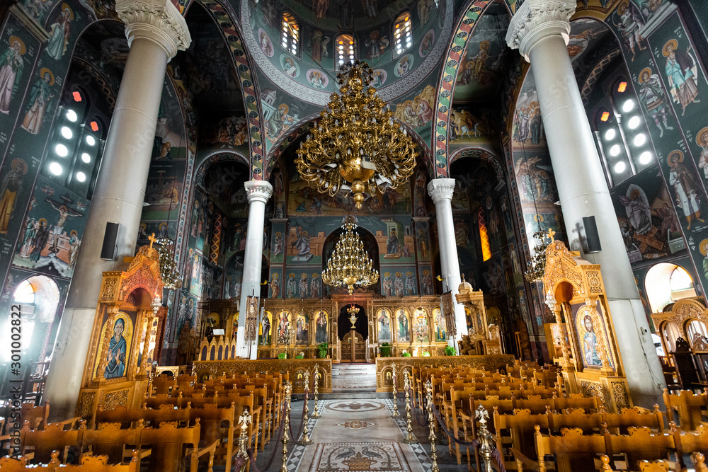 Fototapeta premium Catholic Greek Church, inside view