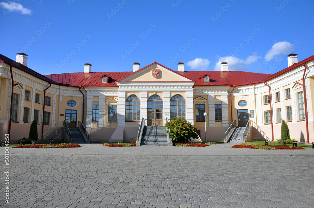 Butrimovich Palace in the city of Pinsk, an attractive tourist attraction