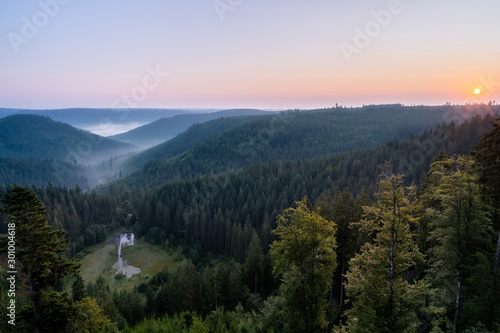 Ellbachseeblick Sonnenaufgang