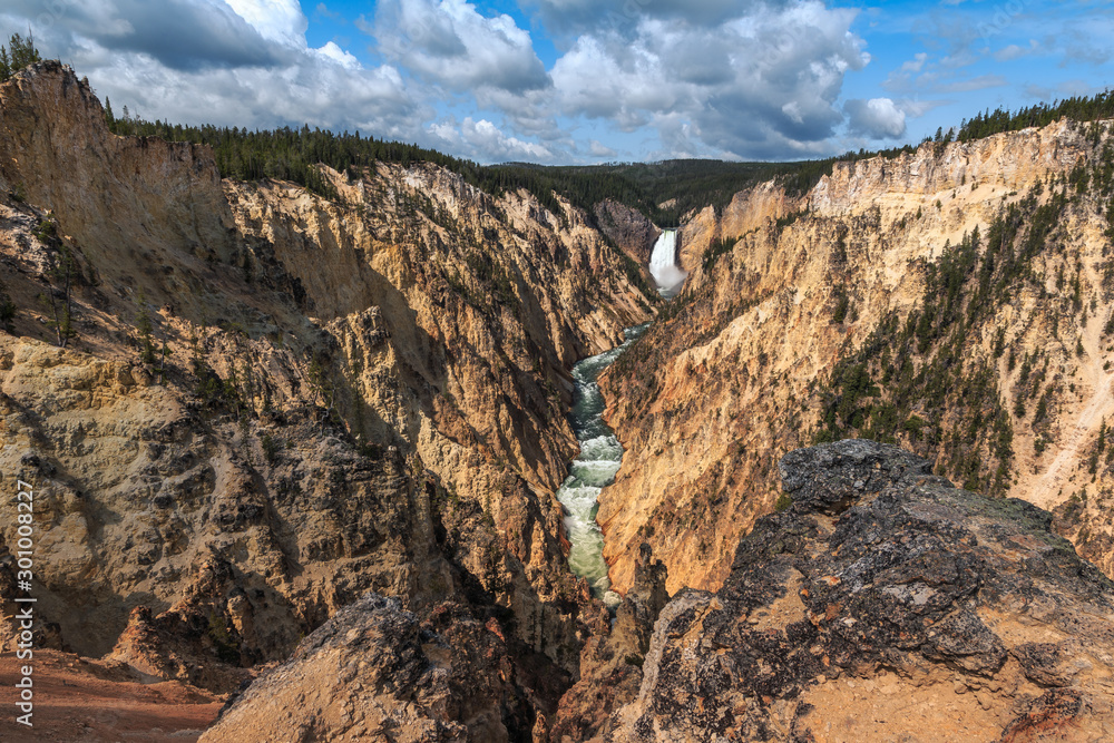 Lower Falls of the Grand Canyon of the Yellowstone from Artist Point, Yellowstone National Park