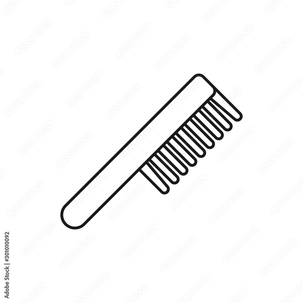 Comb icon. Everyday flat comb icon. Beauty Salon & Barber illustration for perfect mobile and web concept. Comb icon. Everyday flat comb icon. Beauty Salon & Barber illustration for perfect mobile and web concept.