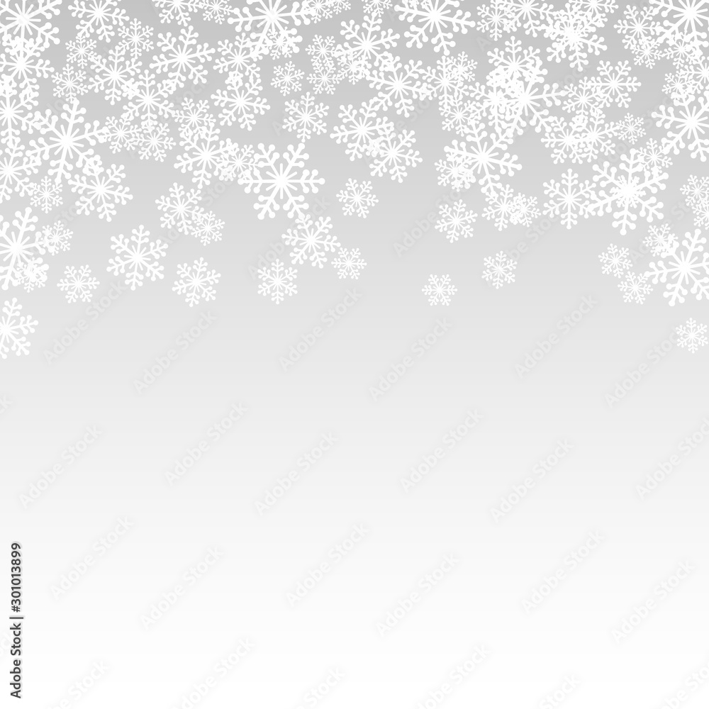 Christmas snowflakes blank frame vector illustration Christmas snowflakes blank frame vector illustration