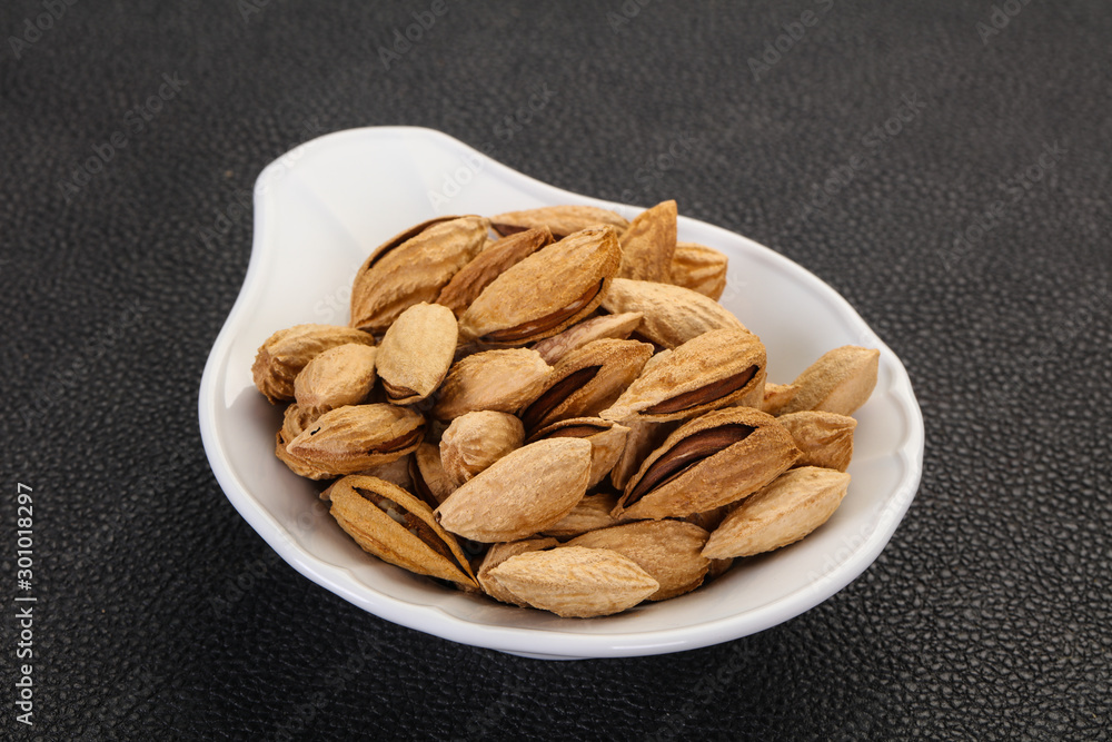 Unpeeled Almonds nuts Unpeeled Almonds nuts