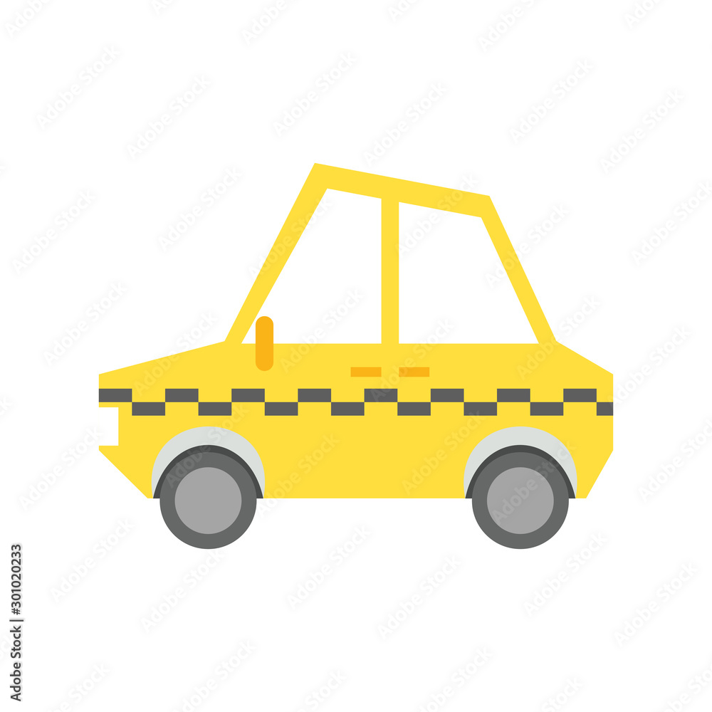 Isolated car icon flat design Isolated car icon flat design