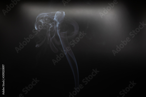 smoke movements background in low light