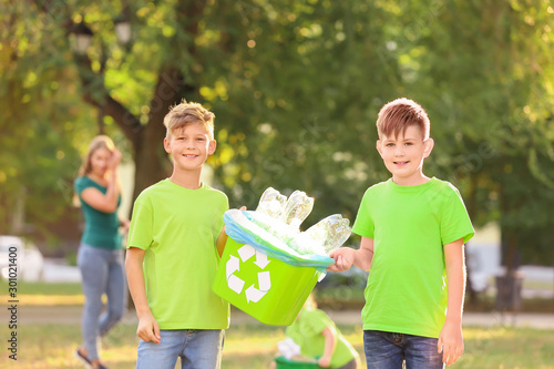 People gathering garbage ou...