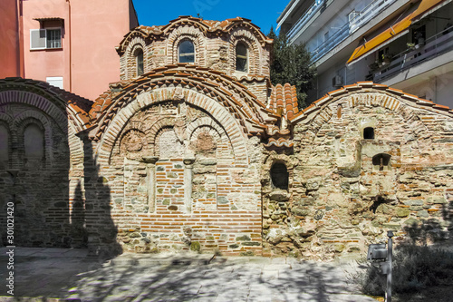 Ancient Byzantine Baths in city of Thessaloniki, Greece © hdesislava