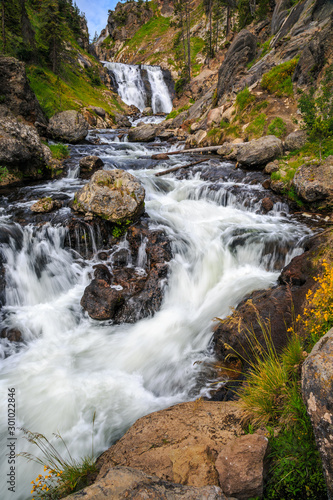 Mystic Falls in Yellowstone National Park