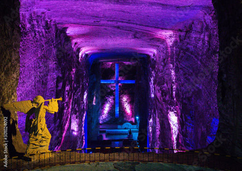 Zipaquira Cathedral in Bogotá. Colombia