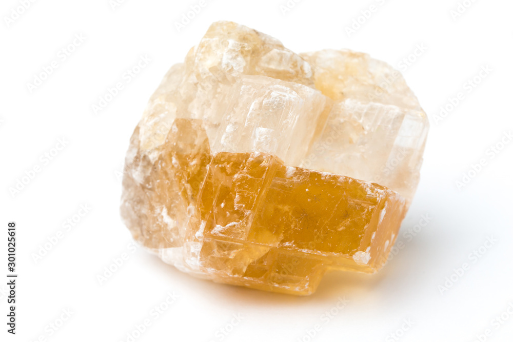 Natural Quartz Crystal, isolated on white background Natural Quartz Crystal, isolated on white background