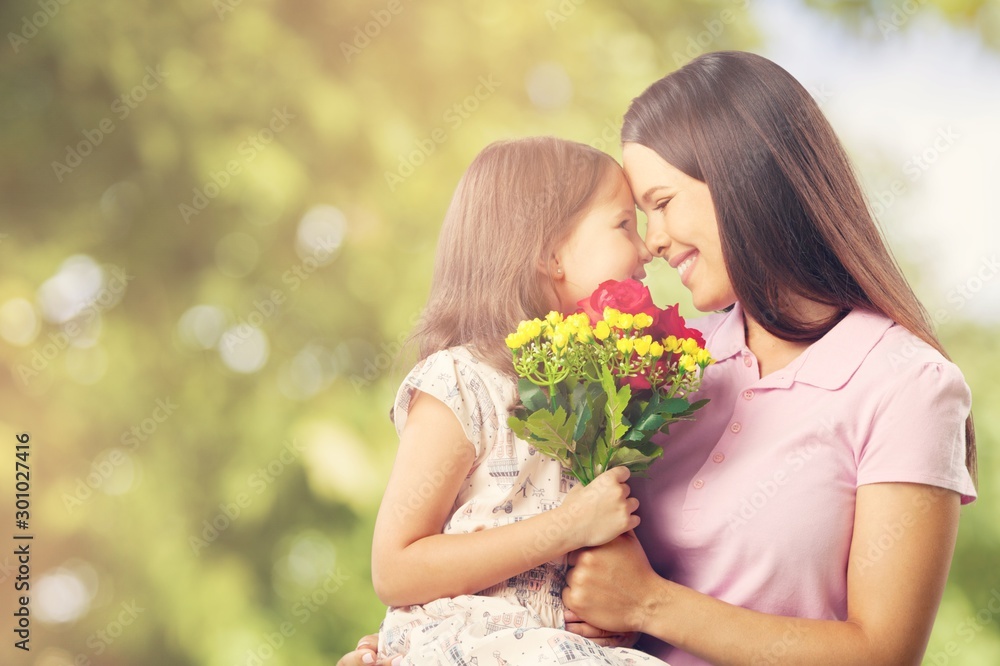 Happy Mother and daughter together Happy Mother and daughter together