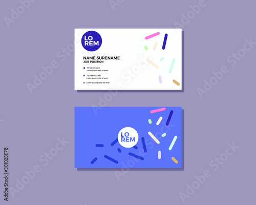 business card design template 