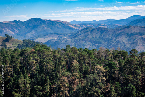 View from the Fremont Peak State Park of the hills below. This park is in the Gabilan Mountain Range, of Monterey and San Benito counties in central California. 