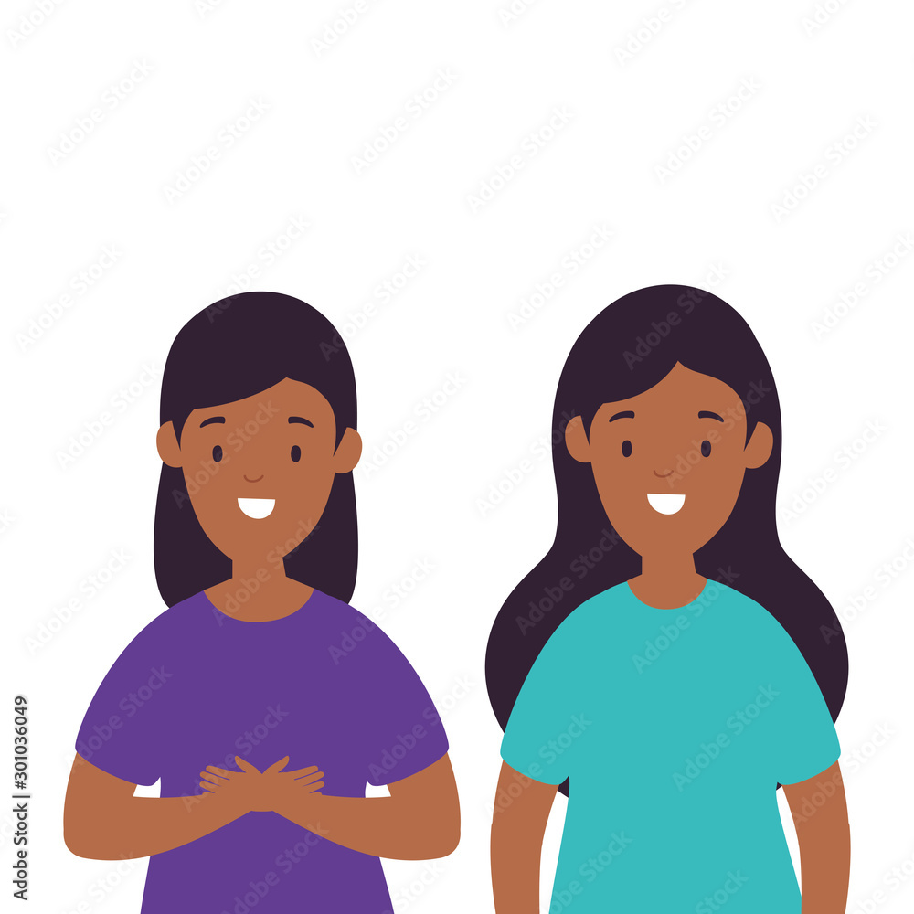 beautiful women afro avatar character icon vector illustration design beautiful women afro avatar character icon vector illustration design