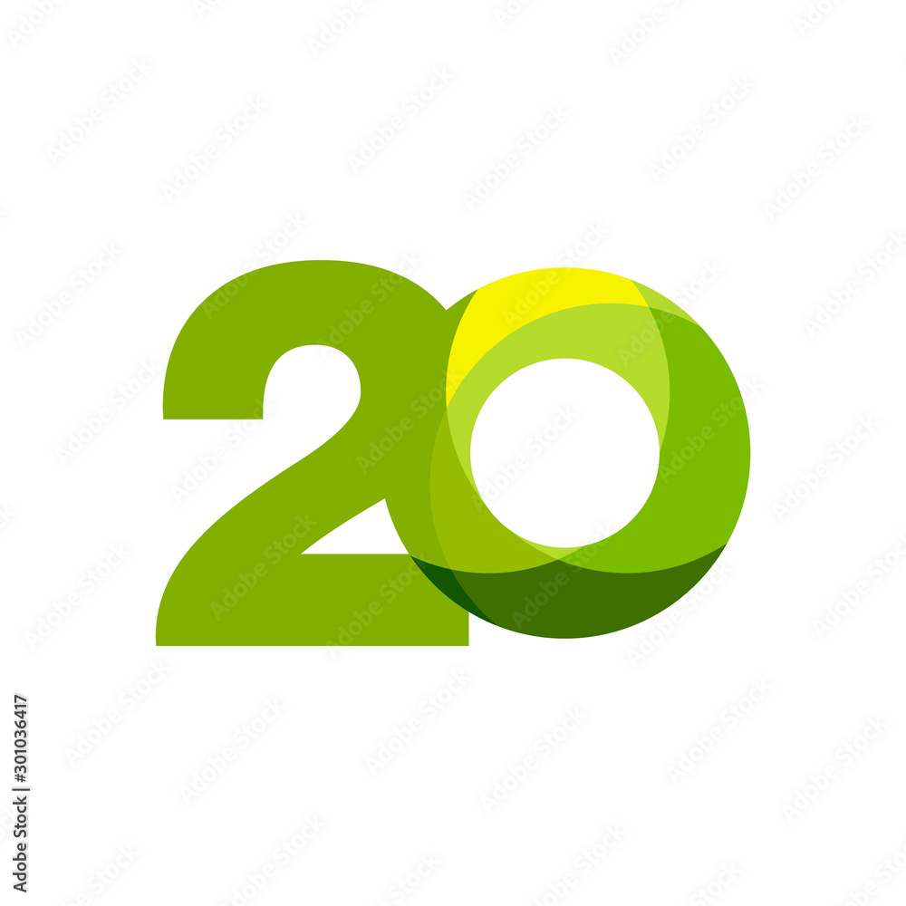 20 Years Anniversary Vector Template Design Illustration 20 Years Anniversary Vector Template Design Illustration
